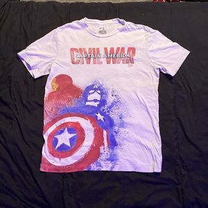 GAP size Medium, civil war tee shirt. White, Red, Blue and Yellow